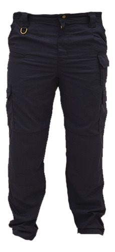 Pantalon Tactico Azul Gcm 8 Bolsillos Antidesgarro Uniforme