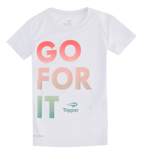 Remera Entrenamiento Topper Basic Niña