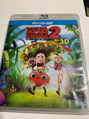 Lluvia De Hamburguesas 2 En 3d. Blu Ray (Usado)