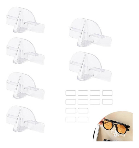 6 Piezas De Gafas De Pared De La Pared Exhibición De