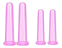 Comprar Ventosas Faciales De Silicone 4 Unidades Masajes Faciales.