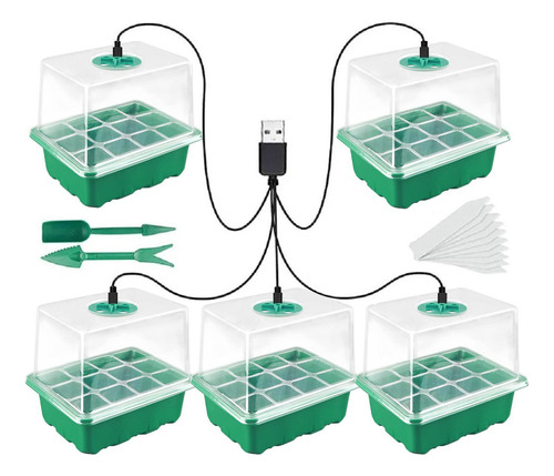 . Bandeja De Inicio De Plantas Con Kit De 5 Piezas Regulares