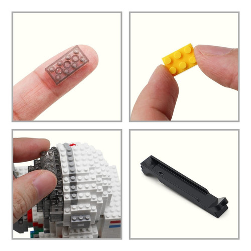Astronauta Micro Mini juegos de construcción, juego de bloques de modelo espacial con kit de iluminación LED y globo pequeño, 1368 piezas de juguetes de regalo coleccionables geniales para