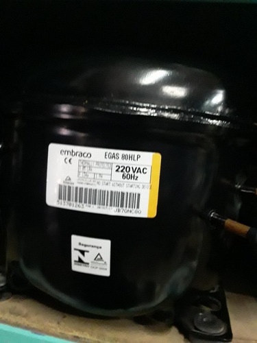 Motor Embraco 1/4 Hp R134a Compresor Hermetico