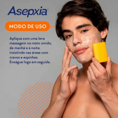 Sabonete Asepxia Enxofre Ação Anti Oleosidade - 80g 5 Unid