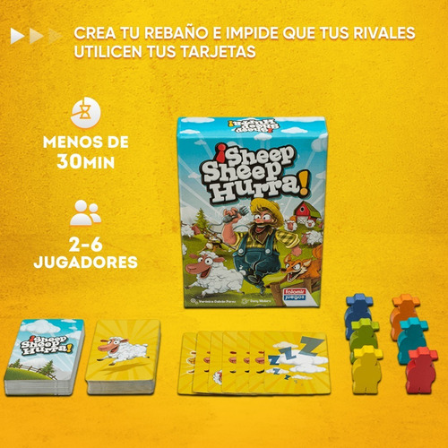 Sheep Sheep Hurra - Juego De Cartas En Español