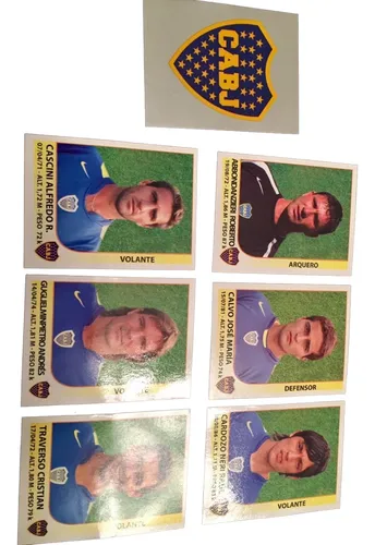 comprar Lote De 7 Figus Boca Clausura 2005 - Escudo- Abbondanzieri