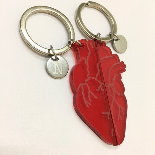 Llaveros Para Parejas Personalizados Corazón Regalo Novios