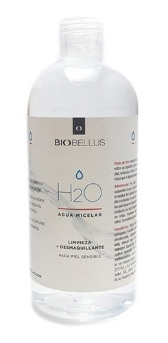 Agua Micelar Limpieza + Desmaquillante X 250 Ml - Biobellus