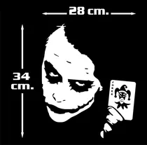Comprar Calcomanía Guasón The Joker Batman Dc