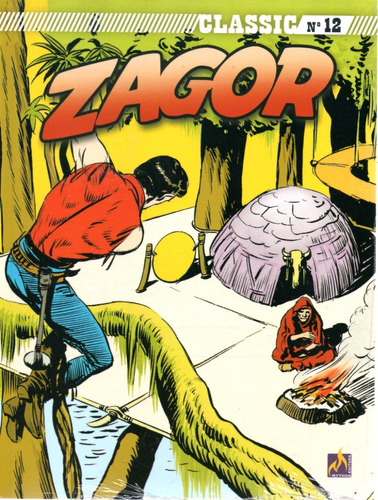 Zagor Classic Nº 12 - Em Português - Editora Mythos - Formato 16 X 21 - Capa Mole - Bonellihq Cx481 J23