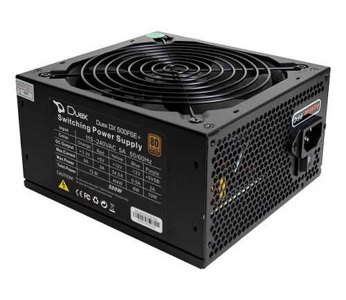 Fonte De Alimentação Duex Dx-500fse+ 500w 80 Plus Bronze