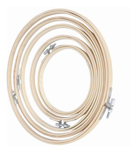 Hilo Bordado Madejas Set Agujas Coser Diy 5 Bambú