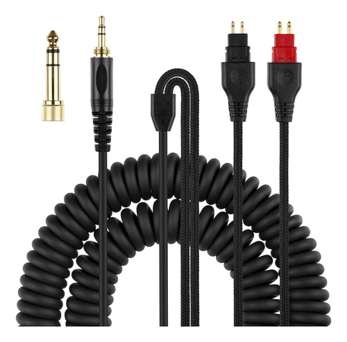 Cable Repuesto Espiral Para Sennheiser Audio In Adaptadorde