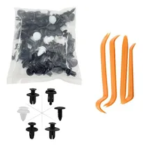 Comprar Kit 100 Presilhas Grampos E Espatulas Parachoque Parabarro