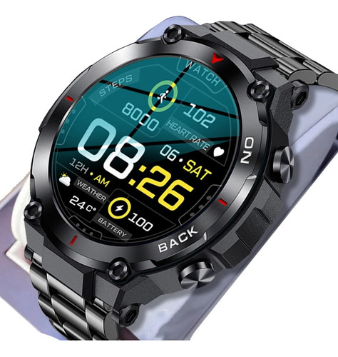 Smart Watch 5atm Gps Hombre Impermeable Relojes Inteligentes