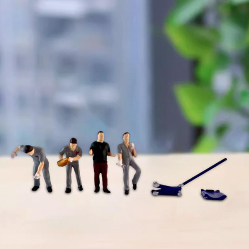 4 Figuras De Diorama A Escala 1/64 Para Kits De