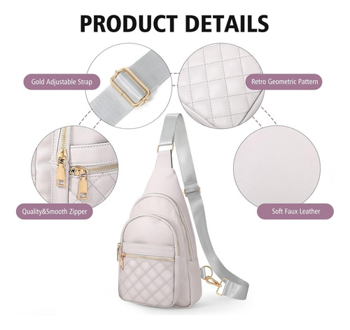 Riñonera Cruzada De Pu Para Mujer, Mochila De Viaje