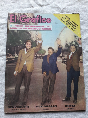 El Gráfico N° 2425 Año 1966 Accavallo Benvenutti Ortiz