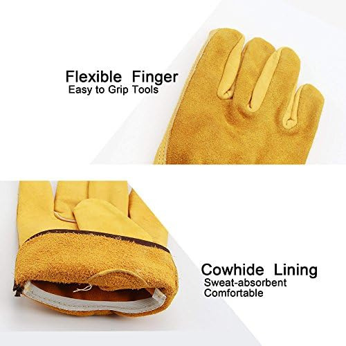 Guantes De Trabajo Ozero Flex Grip De Cuero