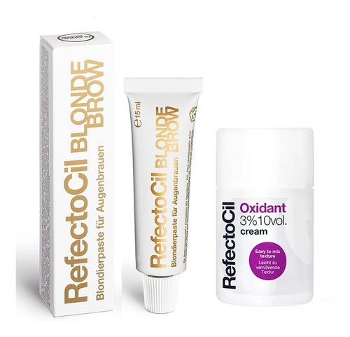 Imagem 5 de 8 de Tinta Blonde Brow Refectocil Tintura + Oxidante Em Creme