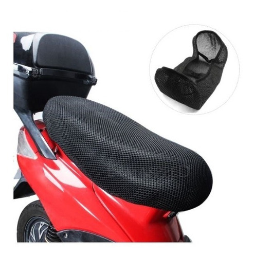 Funda Cubre Asiento Moto Bicimoto Malla Protector Solar