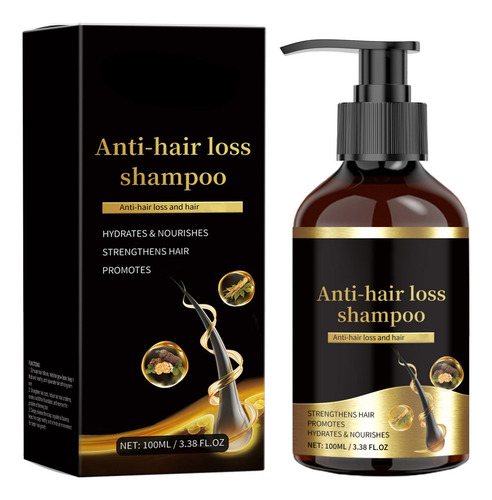 Shampoo De Ginseng Forte E Resistente Para Dessecação, 100 M