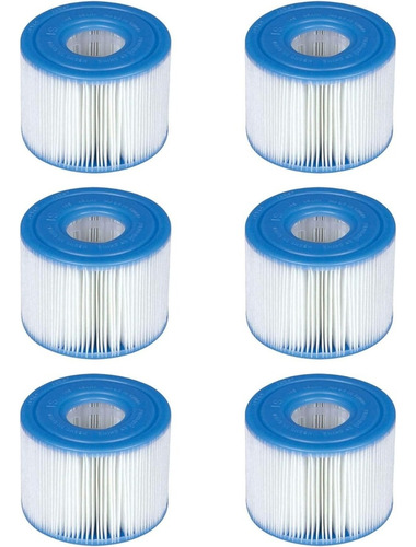 Set De 6 Cartuchos De Filtro Intex Purespa Type S1