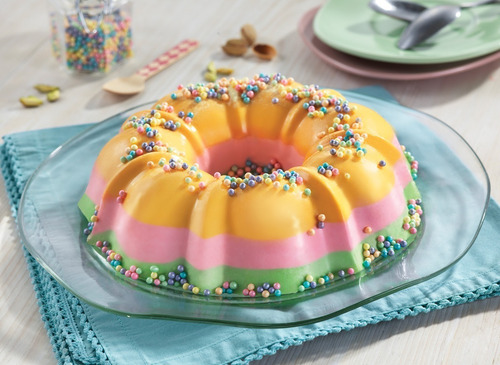 Imagen 2 de 7 de Molde Flanera Savarín Teflón Antihaderente Repostería Torta