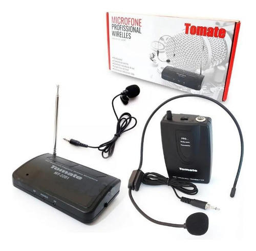 Microfone Profissional Wireless Lapela Headset Sem Fio