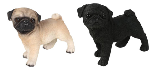 Estatuas De Perro En Miniatura De Estatuilla Pug Para El