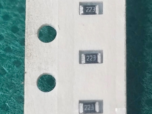 10x Resistor 22k 0603 1% Smd 0,8x1,6mm
