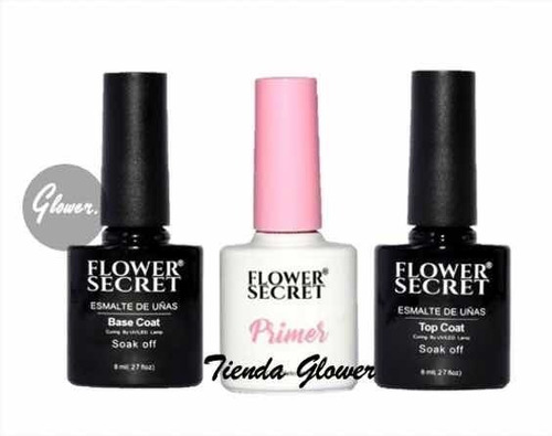 Pack Primer + Base + Sellante (top) Esmaltado Permanente