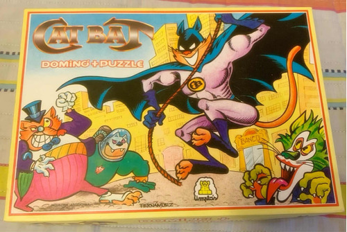 Domino Batman Raro Cat Bat Retro  80s