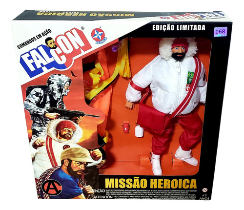 Boneco Falcon Missão Heroica, Aventura Missão De Resgate