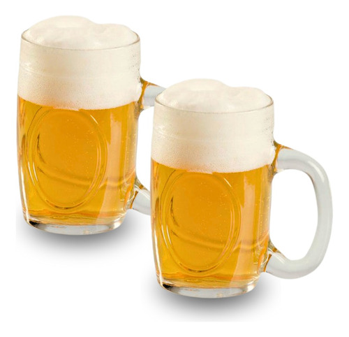 Caneca Copo De Chopp 475ml Em Vidro Wheaton Oktoberfest