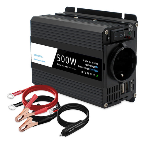 Micro Inversor De Coche 12v 220 500w Transformador De Coche