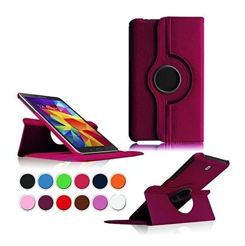 Funda De Piel Sintetica Para Samsung Galaxy Tab 4 De 80 Fun