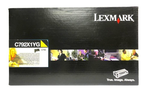 Toner Lexmark C792x1yg Amarillo Extra Alto Rendimiento Nuevo