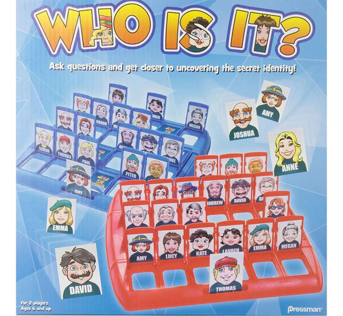 Juego De Mesa Adivina Quién? Juego Plastico De Tablero Juego Weop