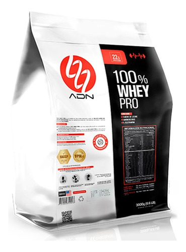 100% Whey Pro 3kg Proteina Whey Adn - Tienda Fisica