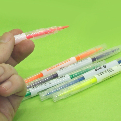 Imagen 4 de 4 de Pack 6 Resaltadores Inbao Colores Resaltador