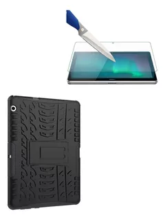 Funda Antigolpes + Mica Vidrio 9h Para Huawei Mediapad T3 10