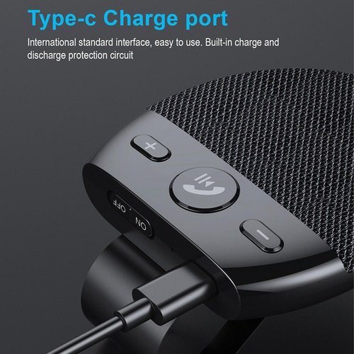 Altavoz Bluetooth Para Coche Sonido Claro Para Llamadas