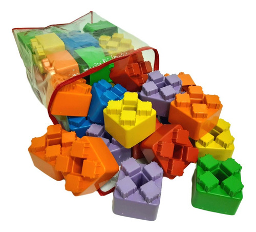 Monta Monta Gigante 36 Peças Brinquedo Didático Infantil New