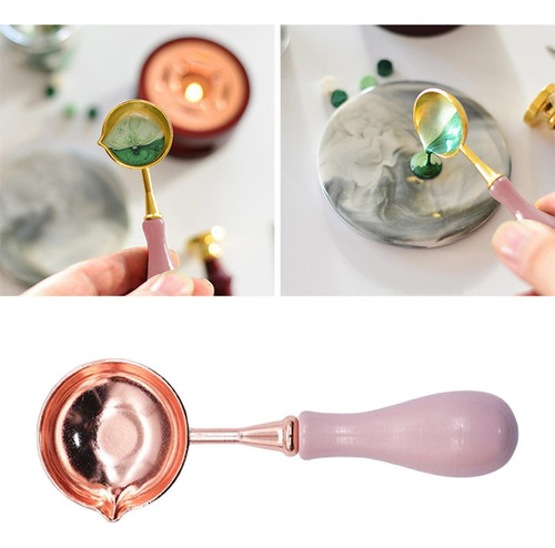 2 Uds Cuchara De Sellado De Cera Para Manualidades Diy