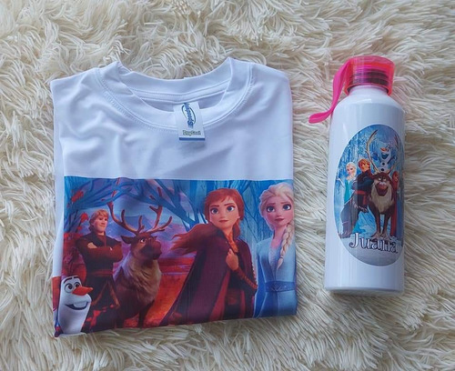 Remera + Caramañola Personalizadas 