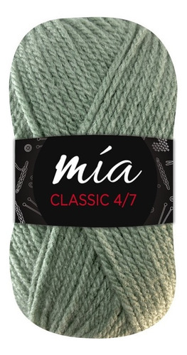 Lana Cashmilon Mia 4/7 X 10 Ovillos De 100grs (1kg) Color Eucalipto