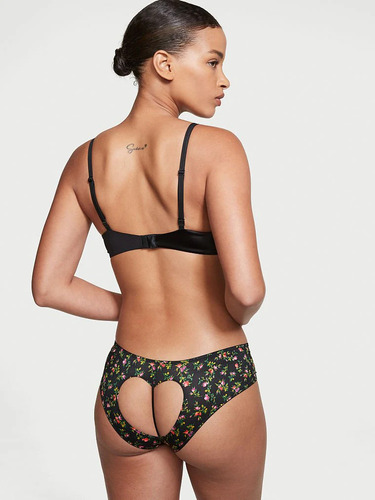 Victoria's Secret Panty Cachetero Corazon Trasero Abierto
