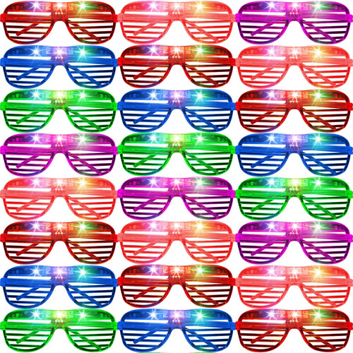 Shqdd Paquete De 22 Lentes De Barra Brillante, 5 Colores Nen